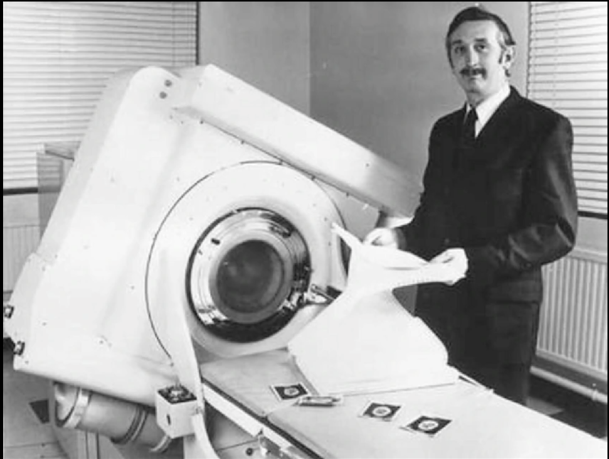 Godfrey Hounsfield in 1971
